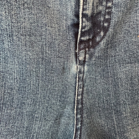 Ecru Brown Suede Los Felix Side Inset Ankle Jeans - Picture 3 of 8